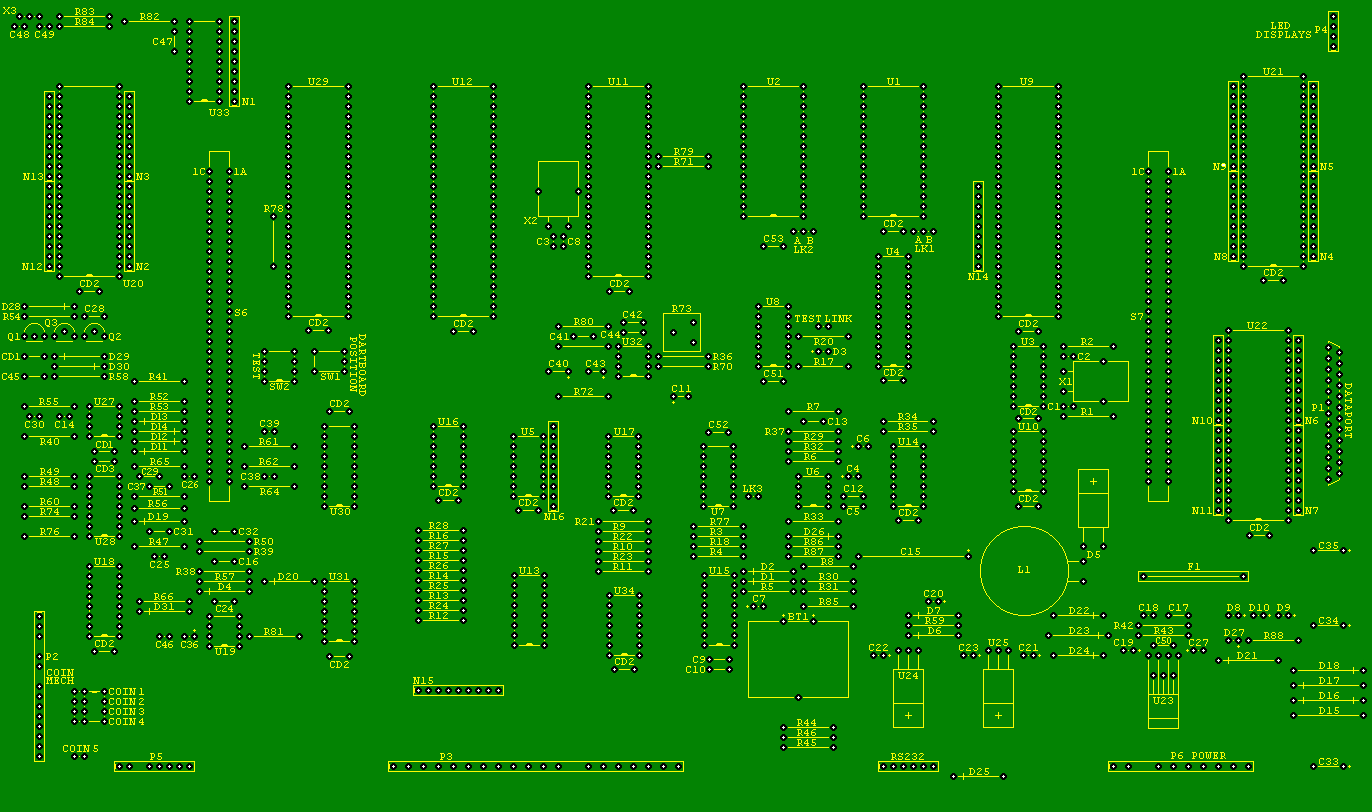 Dart control PCB layout