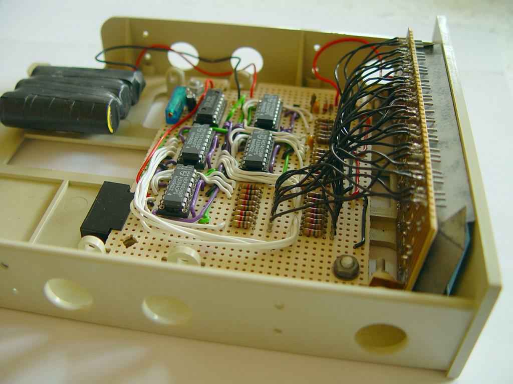 Internal layout of the on light
