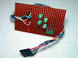 LED indicator board physical layout