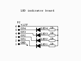 LED indicator board circuit diagram