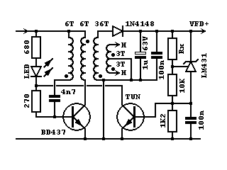 VFD power supply diagram